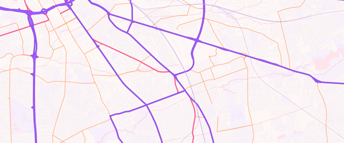 Map showing the location of Kingfisher Filling Station