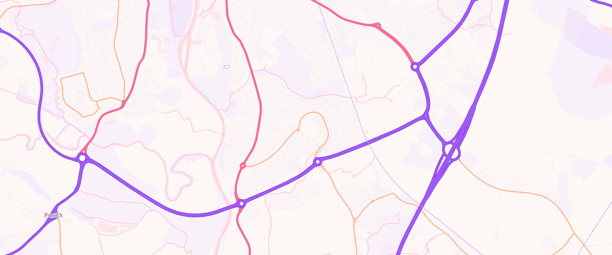 Map showing the location of Worcester Superstore Petrol Filling