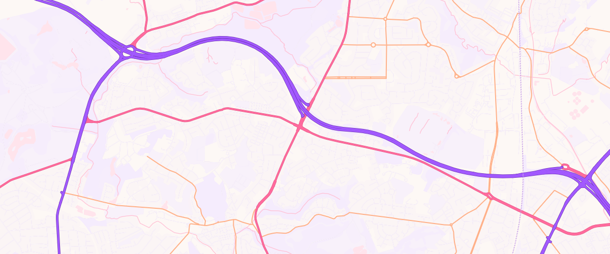 Map showing the location of Blackley Manchester Superstore Petrol