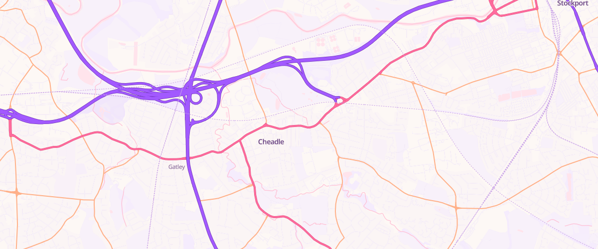 Map showing the location of Mfg Red Lion