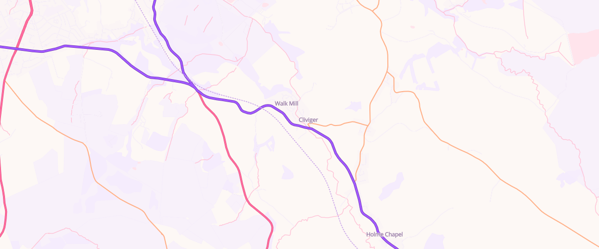 Map showing the location of Monarch Garage