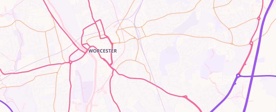 Map showing Cts Worcester Limited, Worcester