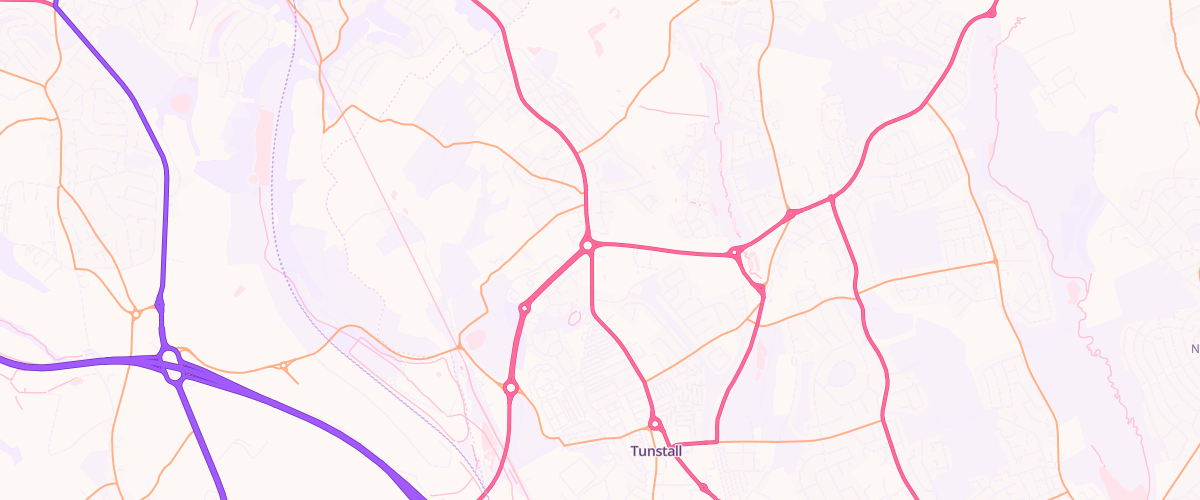 Map showing the location of Sandyford Service Station