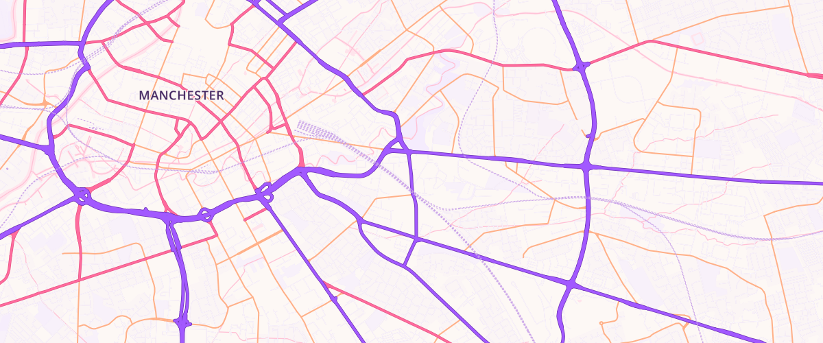 Map showing the location of Mfg Ardwick