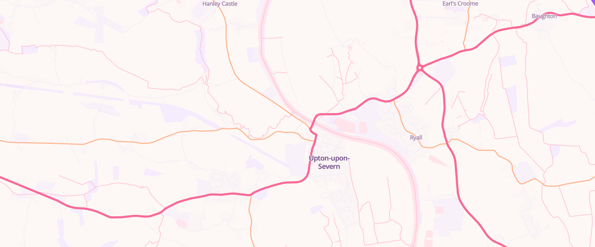 Map showing the location of Warners Murco Service Staion