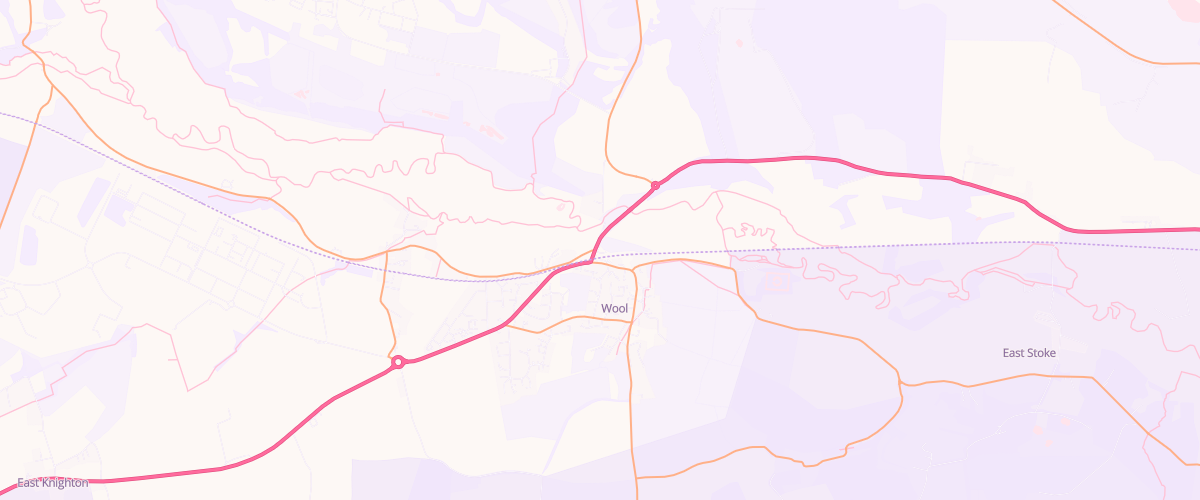 Map showing the location of Station Garage