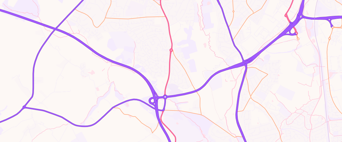 Map showing the location of Bp Swift Service Station