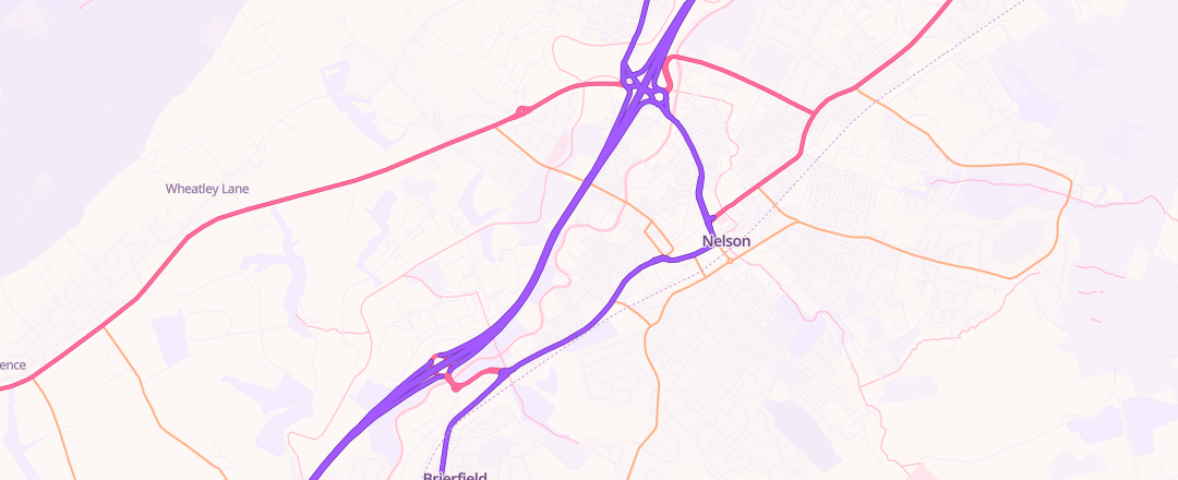Map showing P & M Motor Engineers, Nelson