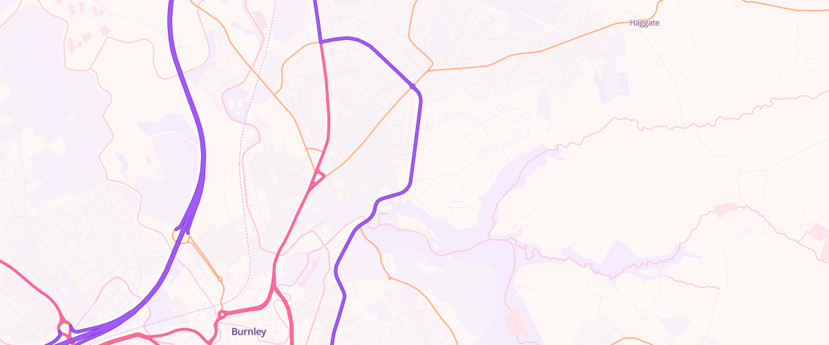 Map showing the location of Eastern Avenue Service Station