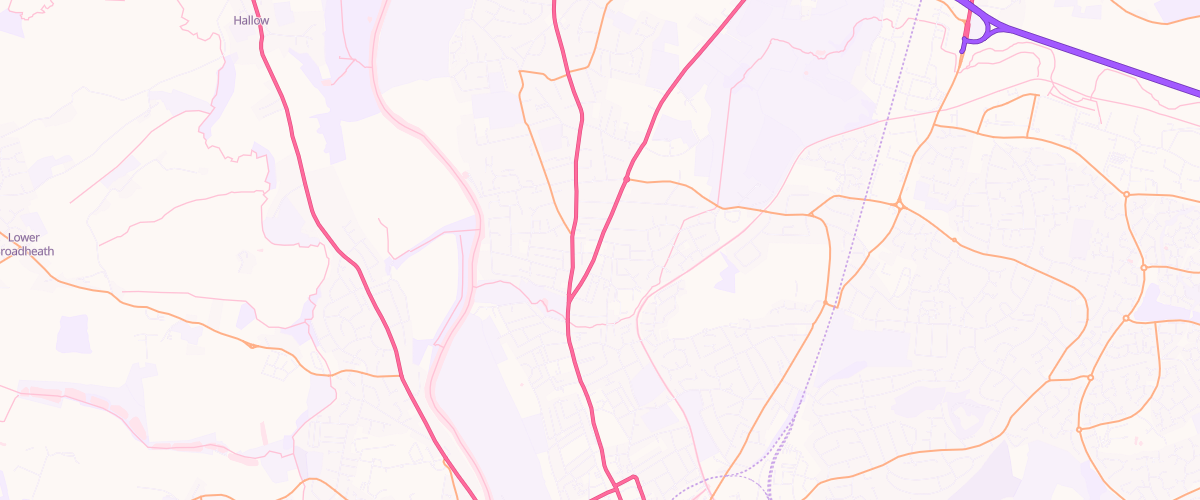 Map showing the location of Mfg St. Stephens