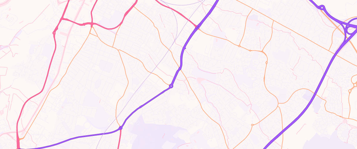 Map showing the location of Gloucester Eastern Ave Esso