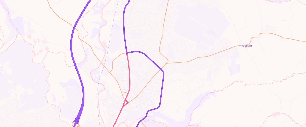 Map showing the location of Reedley Esso Express