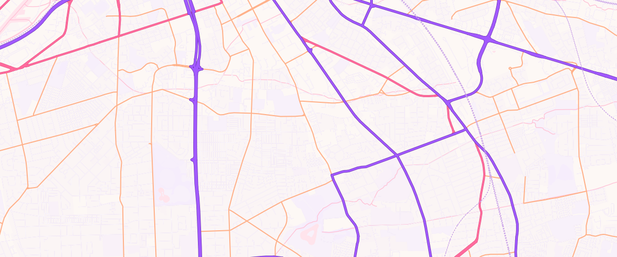 Map showing the location of Mfg Rusholme