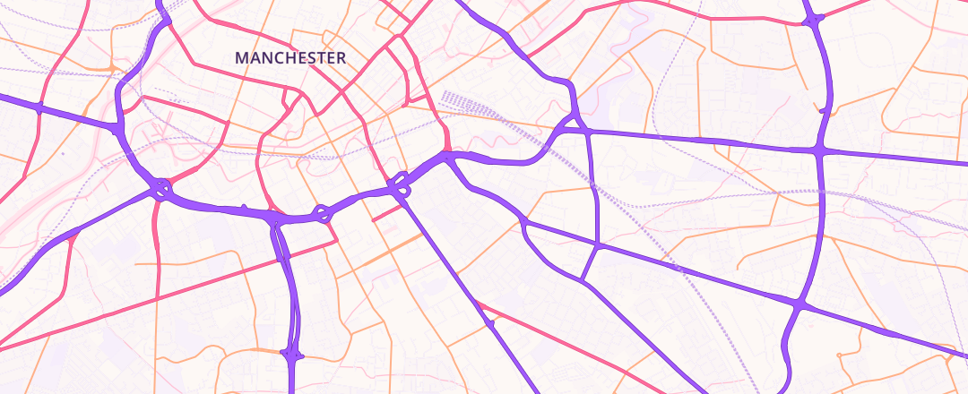 Map showing Halfords Autocentre, Manchester