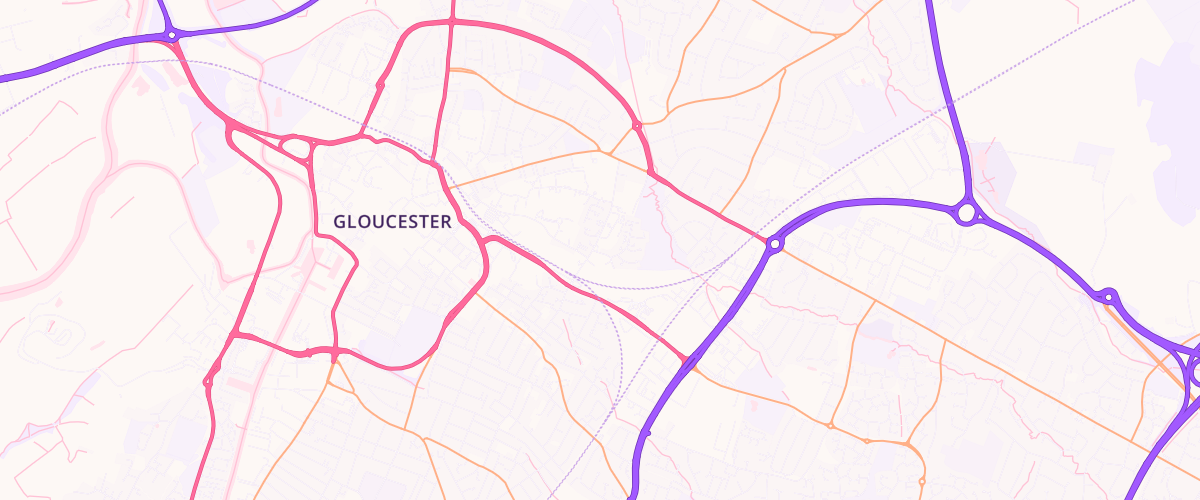 Map showing the location of Lemar Service Station