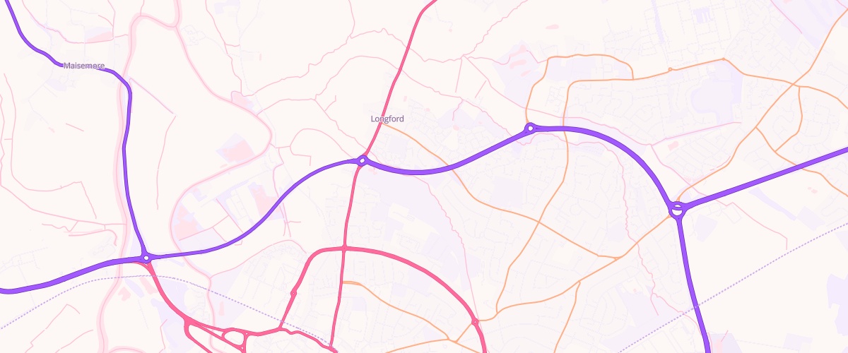 Map showing the location of Ascona Parklands Service Station