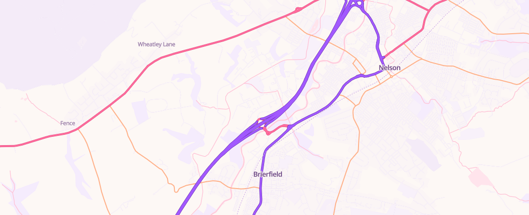 Map showing Vertu Land Rover Nelson, Nelson