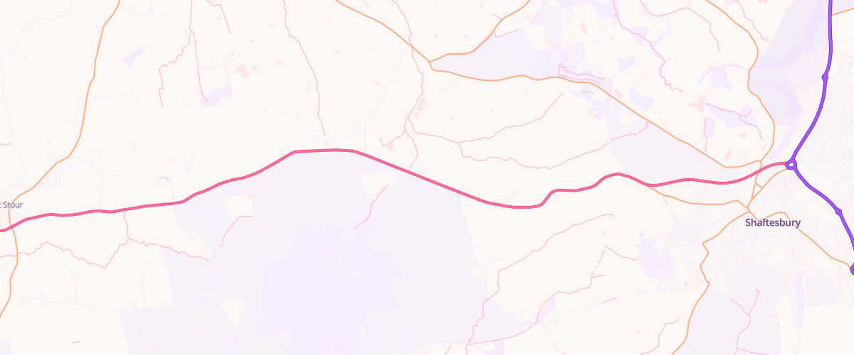 Map showing the location of Blackmore Vale Services