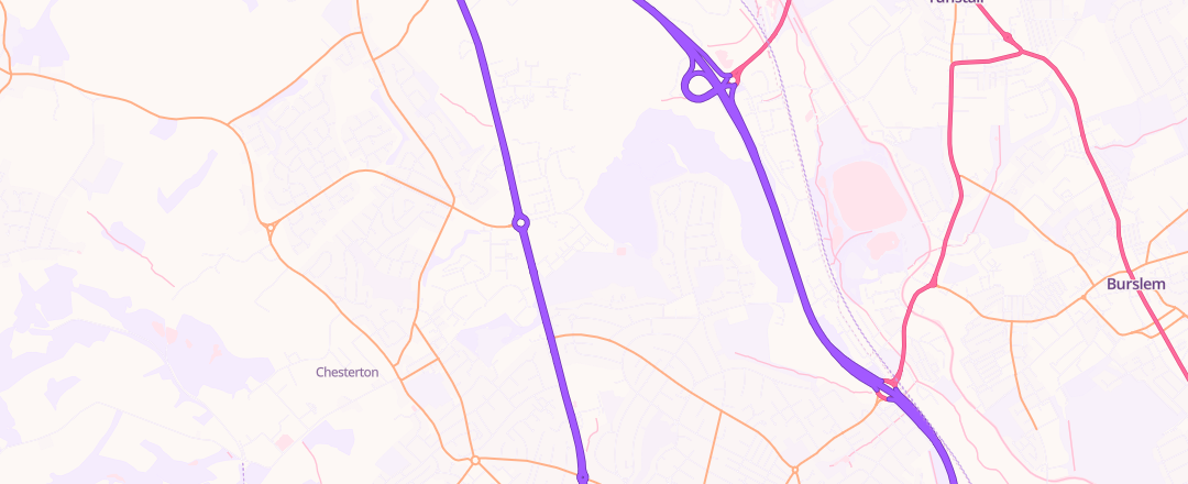 Map showing K S Autocentre, Staffordshire