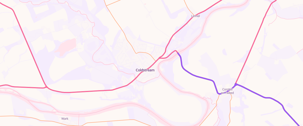 Map showing the location of D S Dalgleish And