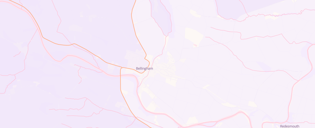 Map showing Gordon Murray Motor Engineers, Hexham