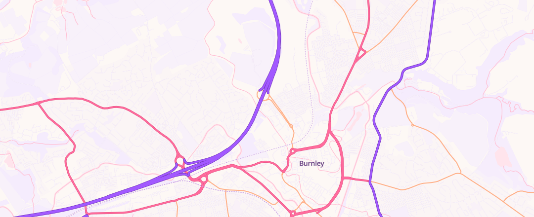 Map showing Ba Service Centre Ltd, Lancashire