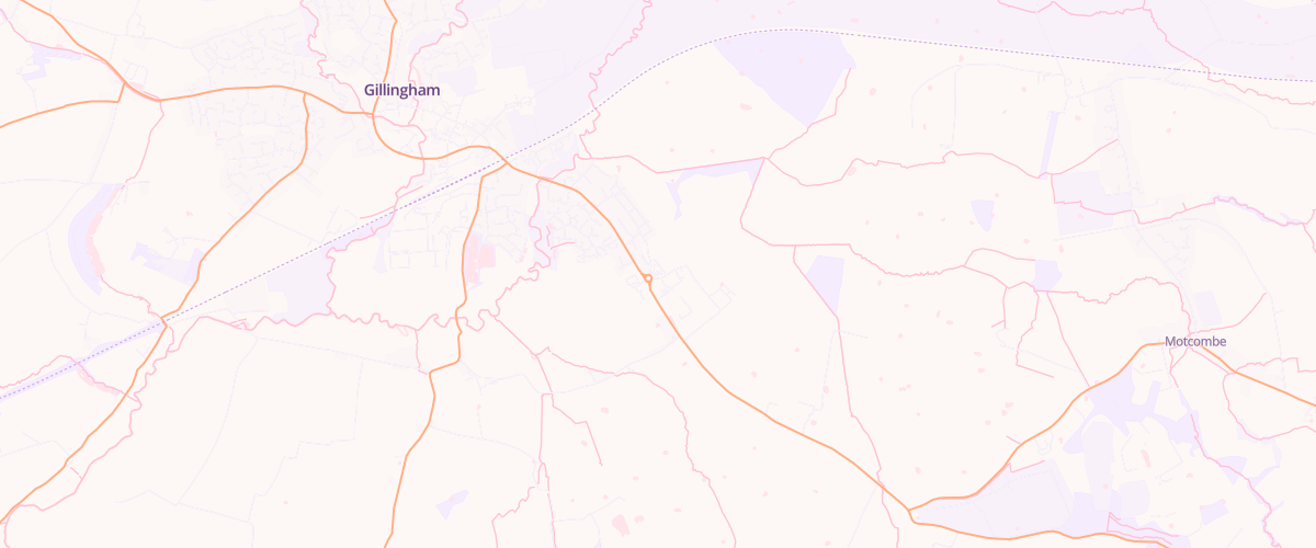 Map showing the location of Mfg Gillingham Kingsmead