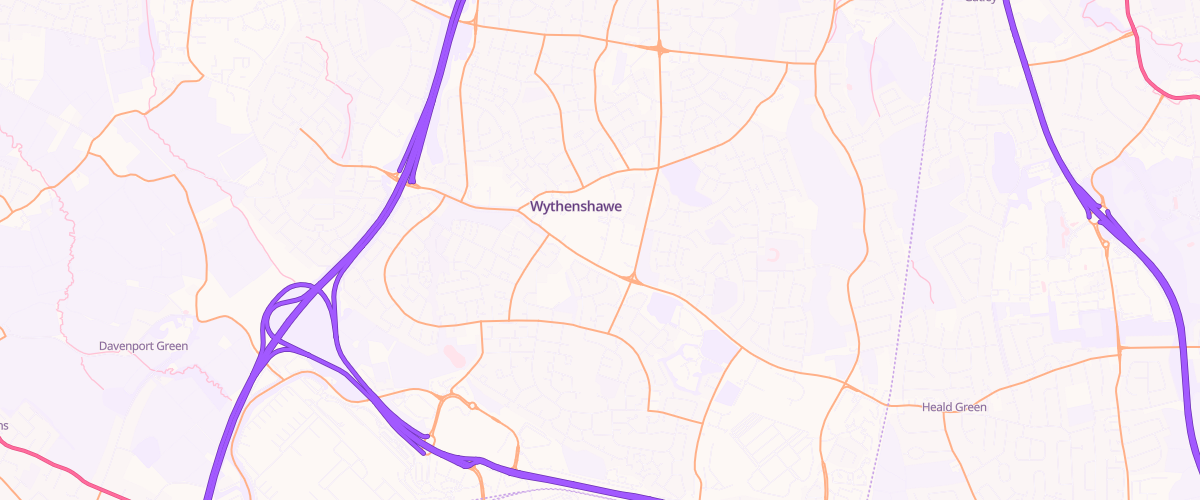 Map showing the location of Mfg Civic Centre