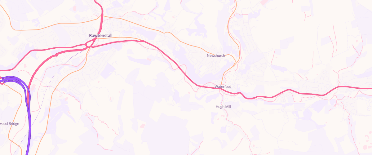 Map showing the location of Sandybank Garage
