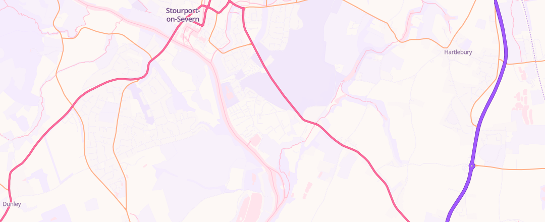 Map showing N/A, Stourport On Severn