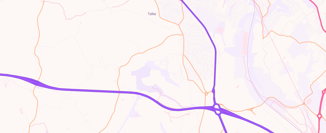Map showing Halfords Autocentre, Stoke On Trent