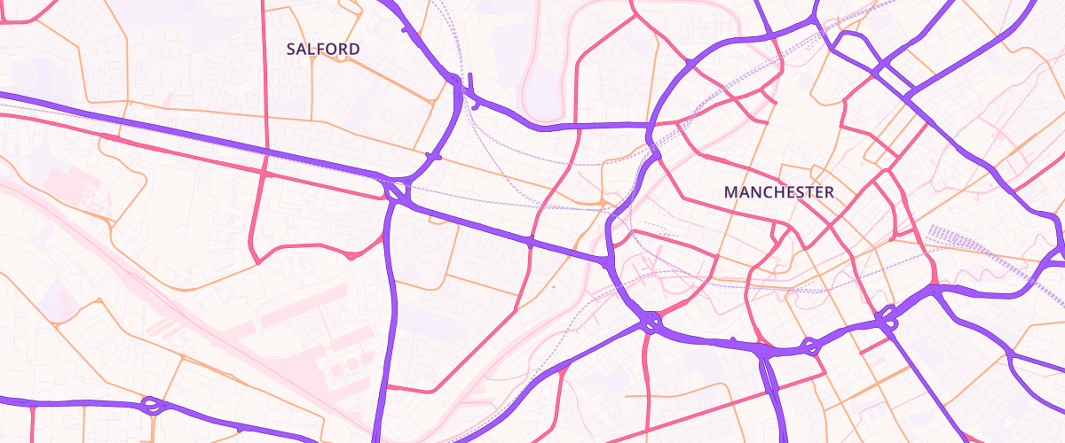 Map showing the location of Mfg Oldfield Road