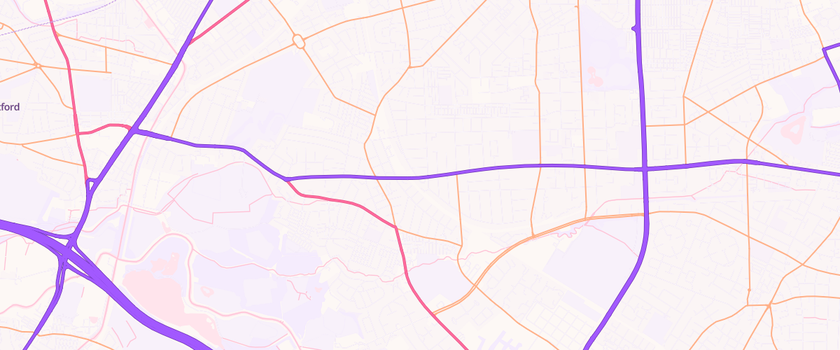 Map showing the location of Mfg Morrisons Manchester Chorlton