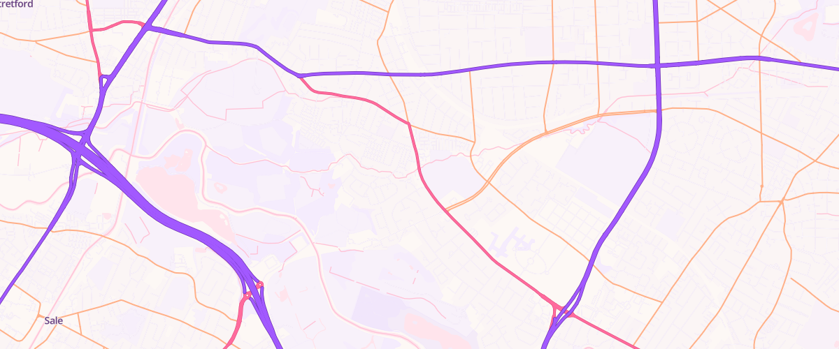 Map showing the location of Mfg Chorlton