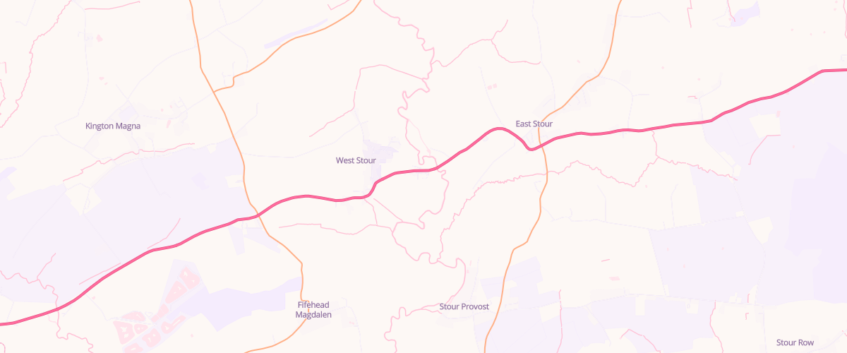 Map showing the location of Riverside Garage