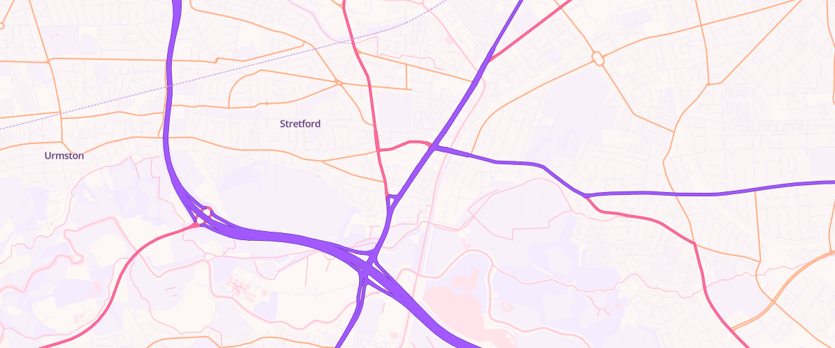 Map showing the location of Mfg New Wolfe