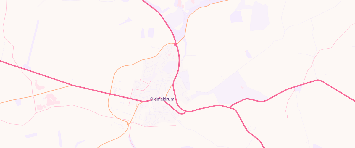 Map showing the location of Meldrum Motors Ltd
