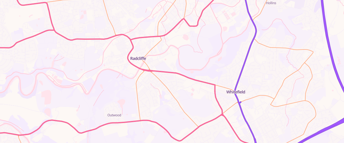Map showing the location of Asda Greencroft Express Petrol