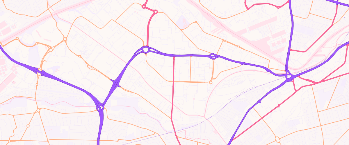 Map showing the location of Mfg Trafford Park