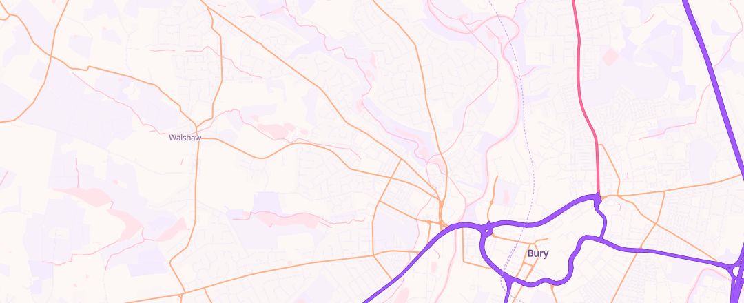 Map showing Westbury Auto Centre, Bury