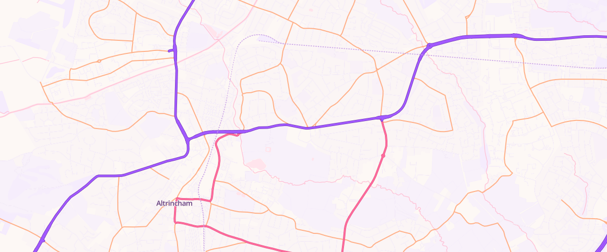 Map showing the location of Mfg Ringway
