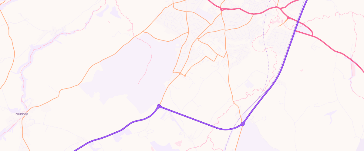 Map showing the location of Sainsburys Frome
