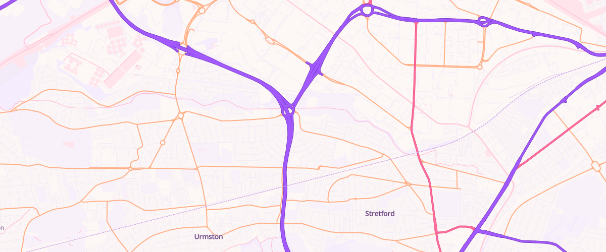 Map showing the location of Asda Circle Express Petrol