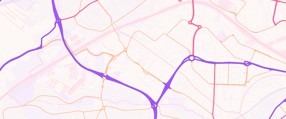 Map showing the location of Costco Wholesale Manchester