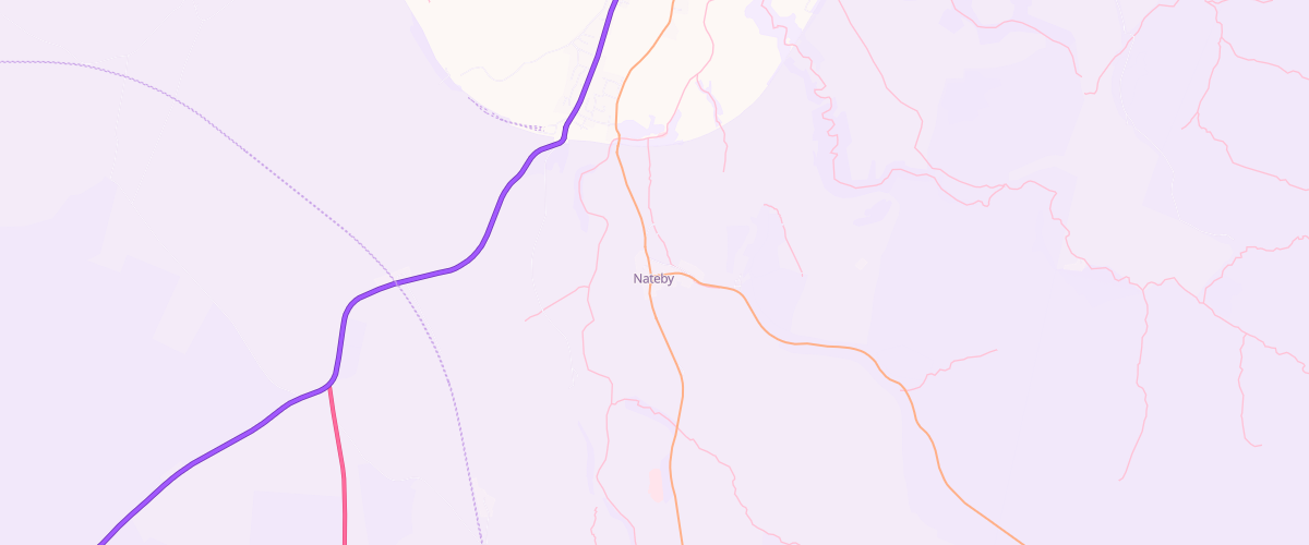Map showing the location of Aldersons Nateby Service Station