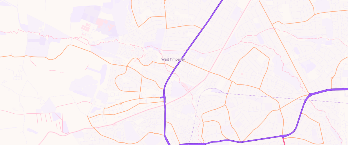 Map showing the location of Shell Co-Op Timperley