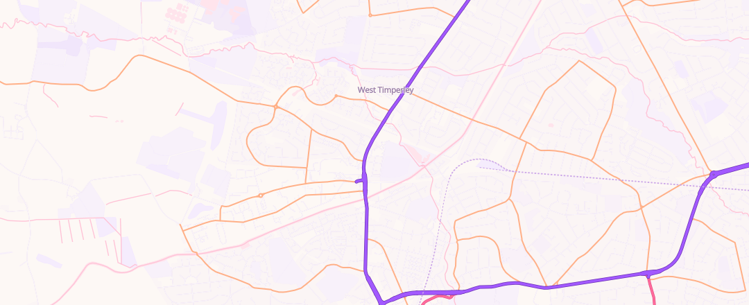 Map showing Altrincham Mot Centre, Altrincham