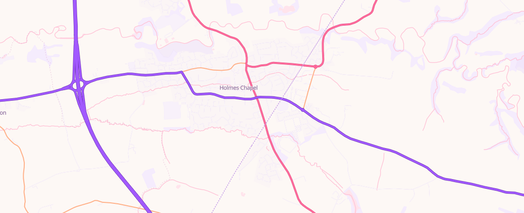 Map showing S And R Motor Services Limited, Crewe
