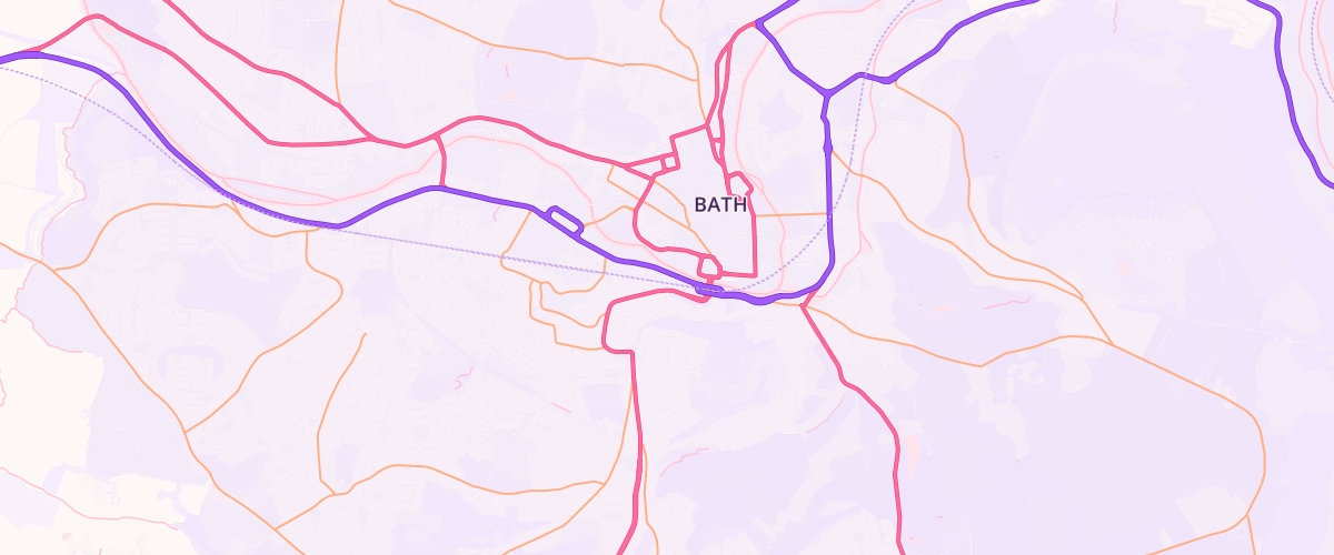 Map showing the location of Rontec Churchill Bridge