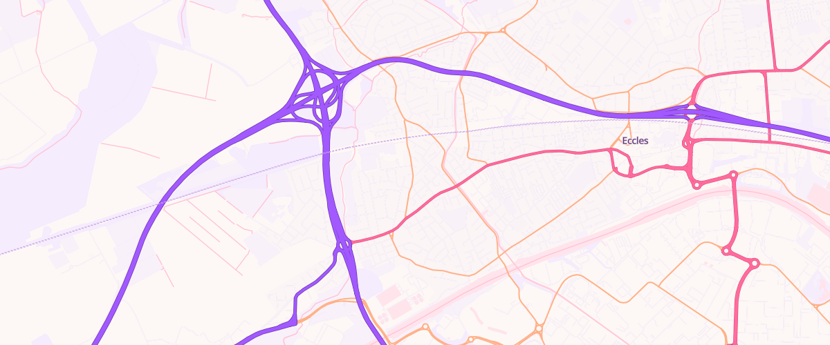 Map showing the location of Z And H Garages